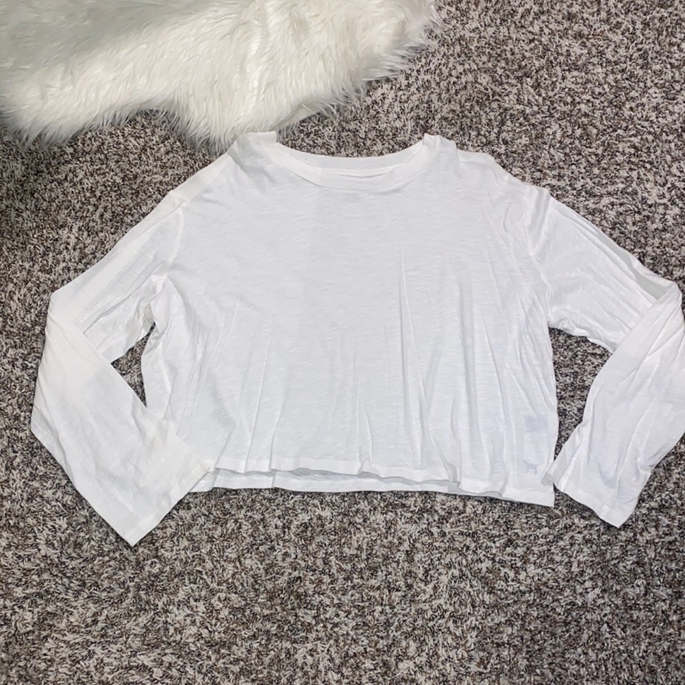 PINK cropped tee
